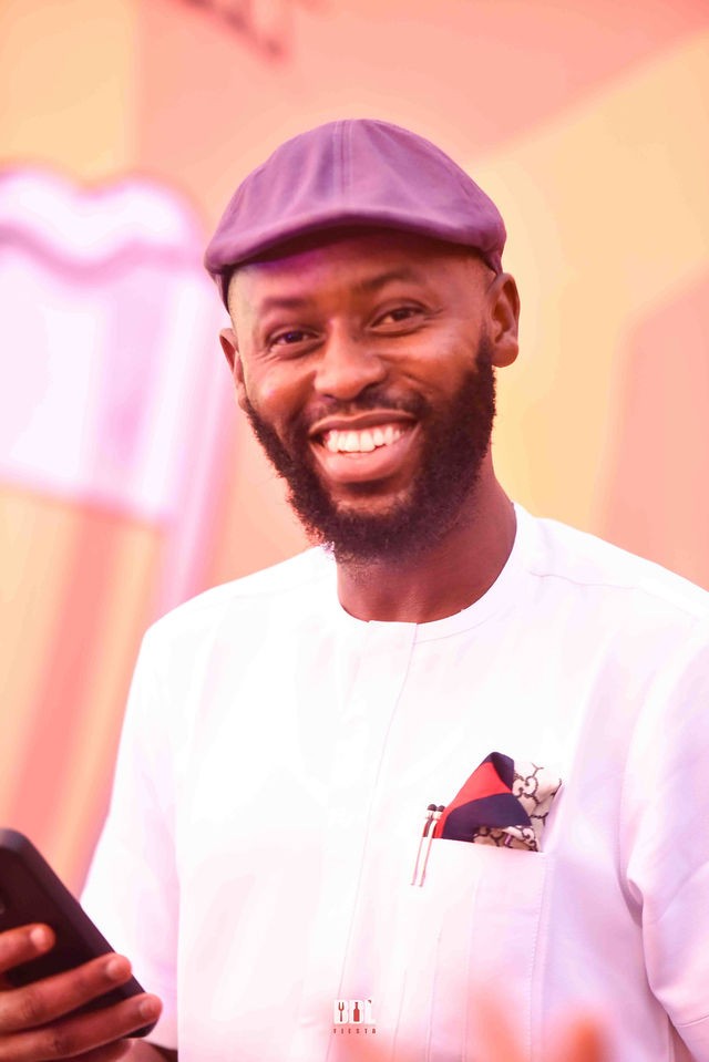 Smiling guest in a cap at BBL Fiesta 2024